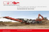 SAFE USE OF MOBILE CRUSHERS & SCREENING PLANT