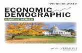 Vermont 2017 ECONOMIC DEMOGRAPHIC - labor.state.vt.us