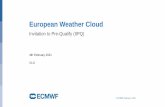 European Weather Cloud - ECMWF