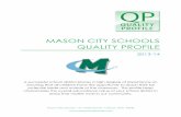 MASON CITY SCHOOLS QUALITY PROFILE