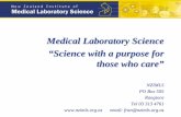 Medical Laboratory Science “Science with a purpose for ...
