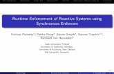 Runtime Enforcement of Reactive Systems using Synchronous ...