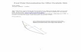 Focal Point Determination for Offset Parabolic Dish