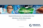 Hybrid Electronic Construction for Wireless ECG Electrodes