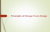 Principles of Dosage Form Design