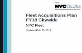 Fleet Acquisitions Plan FY18 Citywide - New York City