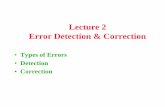 Lecture 2 Error Detection & Correction