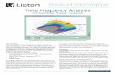 Time Frequency Analysis - Listen, Inc