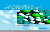 An Introduction to Polymer Physics - University of Cincinnati