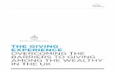 THE GIVING EXPERIENCE OVERCOMING THE BARRIERS TO …