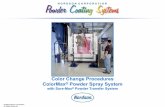 Color Change Procedures - ColorMax Powder Spray System ...