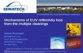 Mechanisms of EUV reflectivity loss from the multiple ...