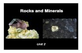 Rocks and Minerals - Ms. Bloch's Science Site