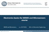 Electronics basics for MEMS and Microsensors course