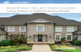 ROOFING SELECTION GUIDE - J&L