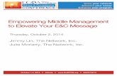 Empowering Middle Management to Elevate Your E&C Message