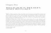 RELIGIOUS BELIEFS AND RITUALS T