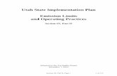 Utah State Implementation Plan Emission Limits and ...