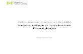 Public Interest Disclosure Procedures