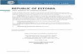 IMF Country Report No. 13/114 REPUBLIC OF ESTONIA