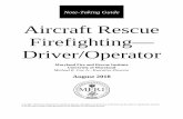 Aircraft Rescue Firefighting— Driver/Operator