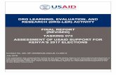 Assessment of USAID Support for Kenya’s 2017 Elections