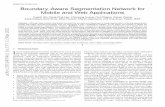 SUBMITTED TO IEEE XXXX 1 Boundary-Aware Segmentation ...