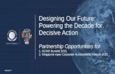 Designing Our Future: Powering the Decade for Decisive Action