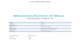 Moments/Centre of Mass - IG Exams