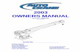 2003 OWNERS MANUAL - Auto Crane