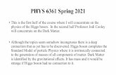 PHYS 6361 Spring 2021