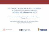 Improvement Science with a Twist: Embedding an ...