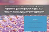 Environmental Determinant of Acute Diarrheal Disease among ...