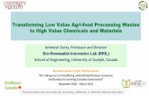 Transforming Low Value Agri-food Processing Wastes to High ...