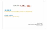Critical Care Information System - - Criticall Ontario