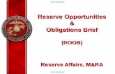 Reserve Opportunities Obligations Brief