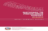 NaTioNal TB PrevaleNCe Survey - TB Free Nepal