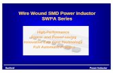 Wire Wound SMD Power Inductor SWPA Series