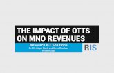 THE IMPACT OF OTTS ON MNO REVENUES