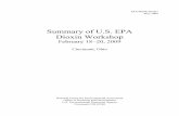 Summary of EPA Dioxin Workshop