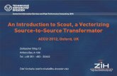 An Introduction to Scout, a Vectorizing Source-to-Source ...