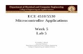 ECE 4510/5530 Microcontroller Applications Week 5 Lab 5