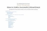 How to Hold a Successful Virtual Event