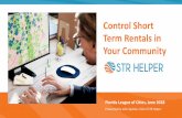 Control Short Term Rentals in Your Community