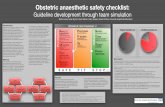 Obstetric anaesthetic safety checklist - oaa-anaes.ac.uk