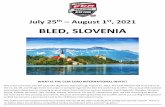 BLED, SLOVENIA - 200x85