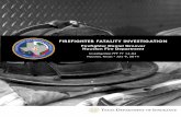 E M A R SH FIREFIGHTER FATALITY INVESTIGATION Houston …