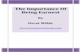 The Importance Of Being Earnest - Free c lassic e-books