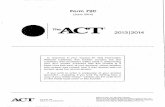 ACT - Focus on Learning
