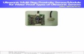 Ultrasonic Multi-Step Proximity Sensor/Module for Water ...